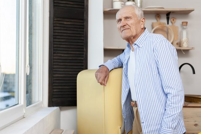 Senior man illustrates blog "Does Medicare Advantage Cover Scooters?"