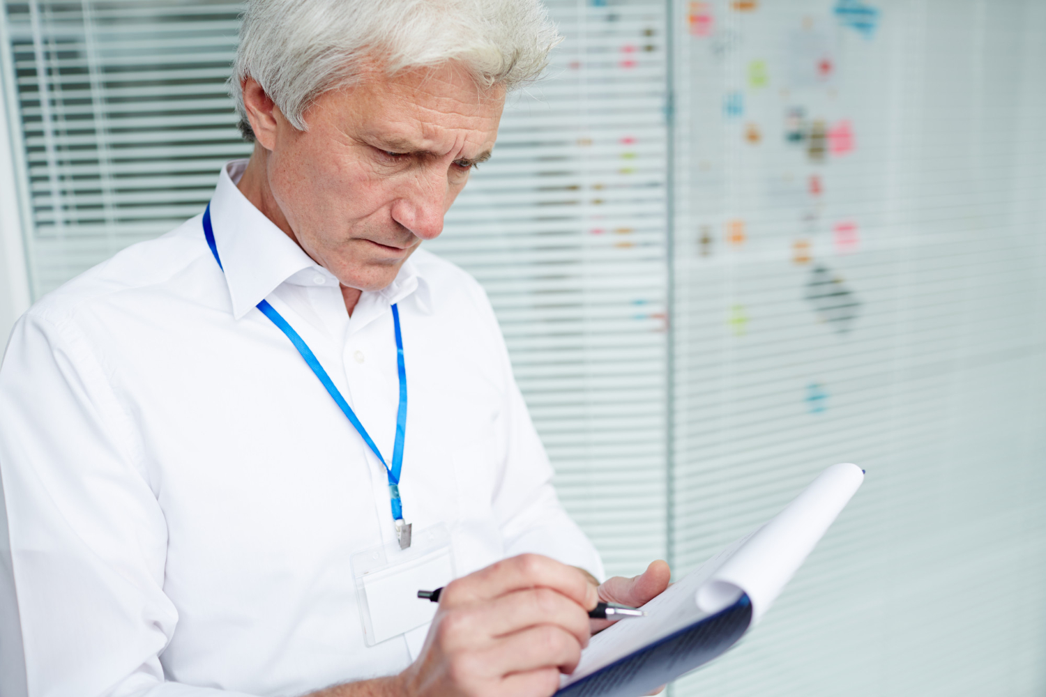 Senior reviewing Medicare plan options in California with insurance agent