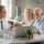 senior couple reviewing Medicare star ratings with insurance advisor